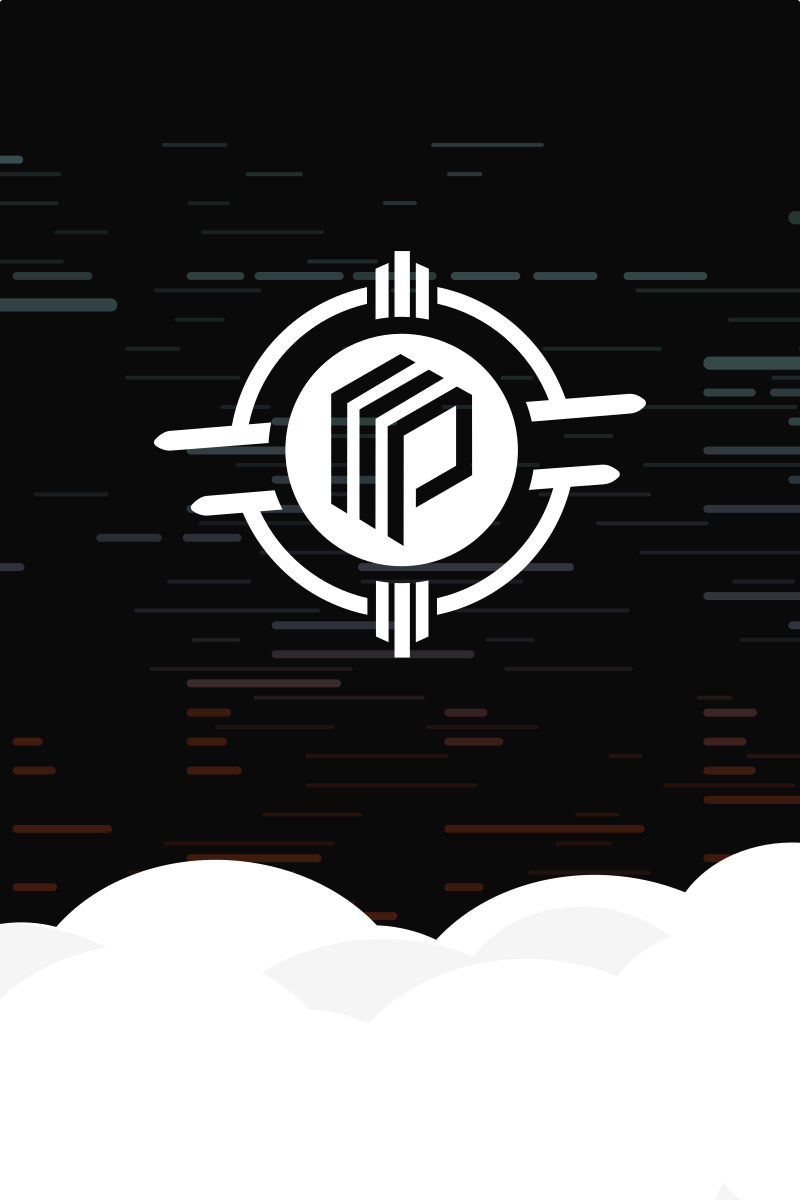 Prefect logo inside the ACE Aerodrome logo hovering above clouds