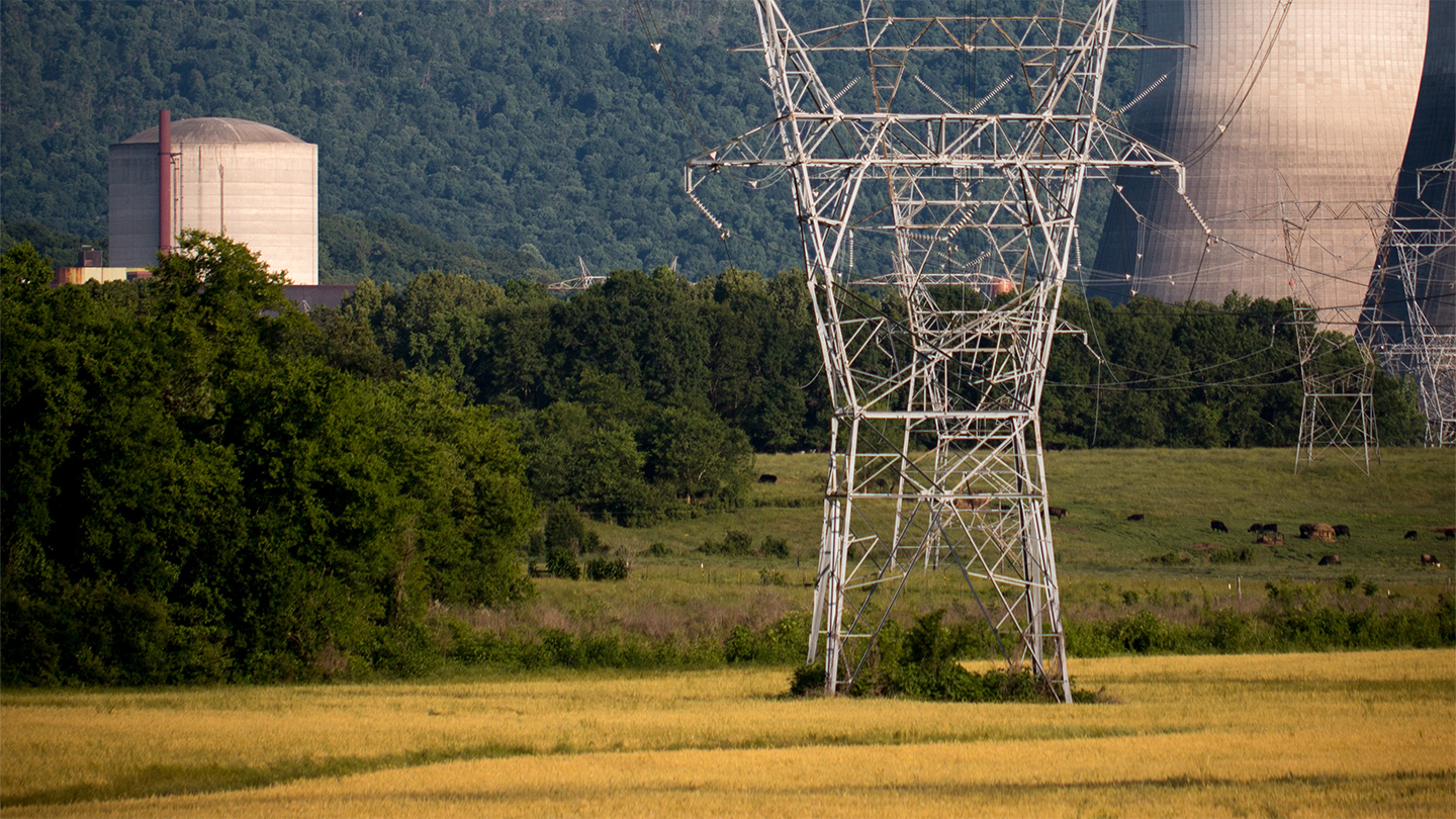Transmission lines and nuclear silo